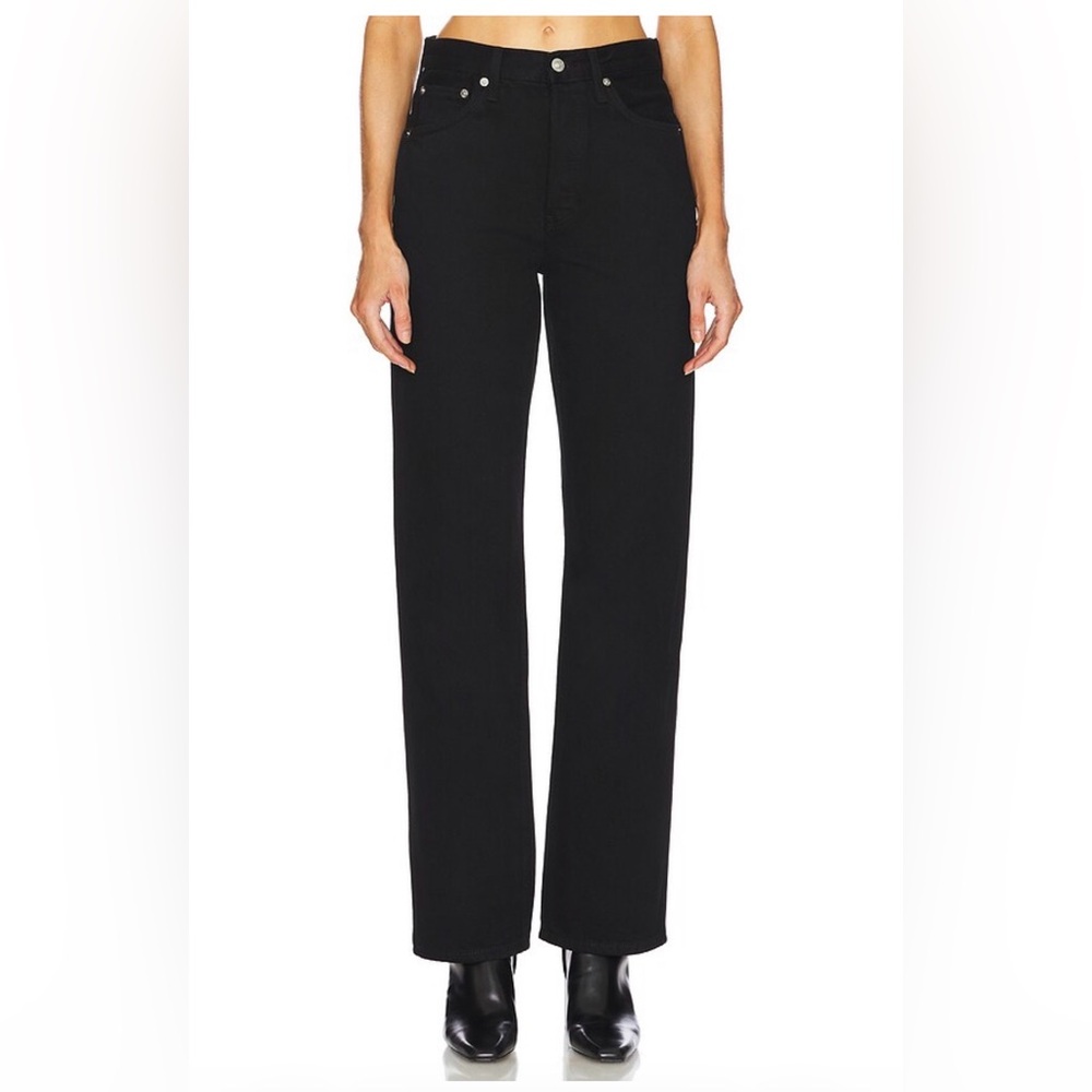 Redone 90s high rise loose black